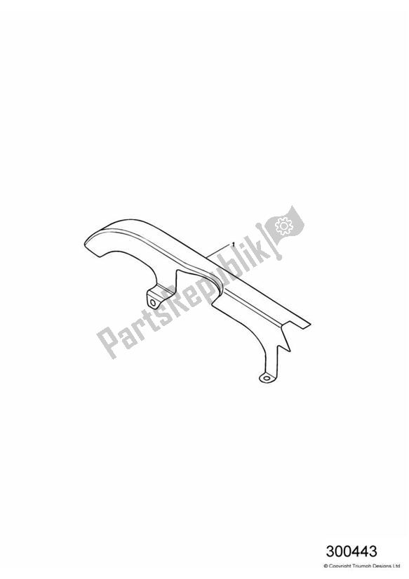 Tutte le parti per il Chainguard, Chrome del Triumph America Carburettor 790 2002 - 2007
